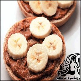 ساندویچ کره بادام زمینی شکلات و موز - rozbano 645 1