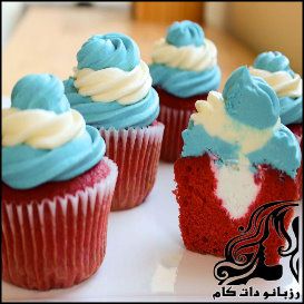 کاپ کیک بستنی سه رنگ - rozbano 661 1