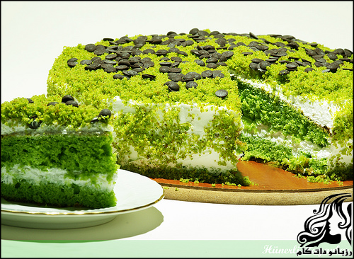 طرز تهیه کیک اسفناج