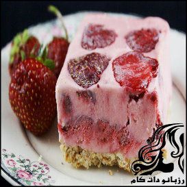 بیسکویت بستنی طعم توت فرنگی - rozbano 672 1
