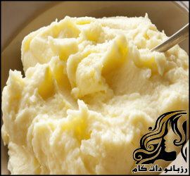 طرز تهیه پوره سيب زمينی - rozbano 68 1 1