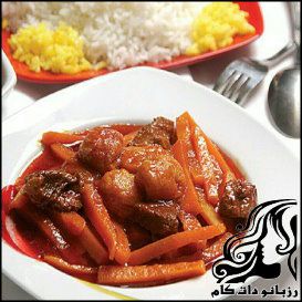 طرز تهیه خورش آلو و هویج - rozbano 684 1