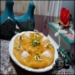 طرز تهیه حلوای زعفرانی و مجلسی - rozbano 69 13