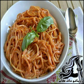 طرز تهیه اسپاگتی سبزیجات - rozbano 698 1