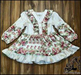 دوخت لباس دخترانه همراه با الگو - rozbano 717 20