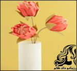 آموزش ساخت گل نمدی پروتیا - rozbano 719 13