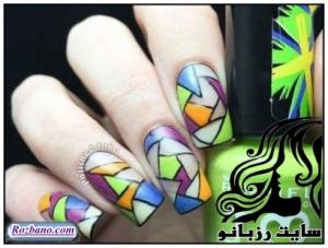 مدل های طراحی ناخن به شکل مثلثی - rozbano 73 15