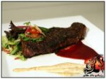 استیک ژامبون با سس توت فرنگی - rozbano 74 8