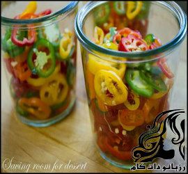 طرز تهیه ترشی فلفل دلمه ای - rozbano 740 1