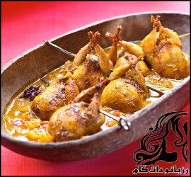 خوراک بلدرچین با سس پرتقال - rozbano 749 1