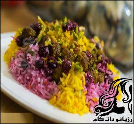 طرز تهیه آلبالو پلو - rozbano 759 1