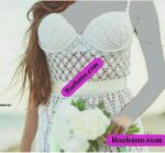 آموزش بافت پیراهن شیک زنانه - rozbano 769 5
