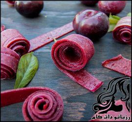 طرز تهیه لواشک آلو - rozbano 794 1