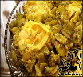 طرز تهیه خوراک شوید باقالی - rozbano 796 1