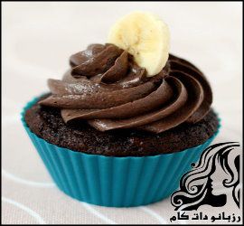 کاپ کیک موزی با رویه شکلات - rozbano 817 1