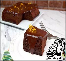 طرز تهیه کیک پرتقالی شکلاتی - rozbano 830 1