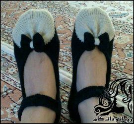 آموزش بافت پاپوش شیک و راحتی دومیل - rozbano 831 1