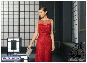 لباس مجلسی زنانه برند مطرح و مشهور rosa clara - rozbano 84 14