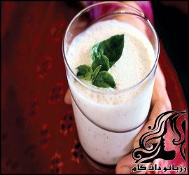 طرز تهیه شیرموز هندی با ریحان - rozbano 90 1 1