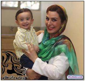 ماه چهره خلیلی در کنار همسر و پسرش - rozbano 90 17