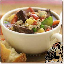 طرز تهیه سوپ جو و گوشت گاو - rozbano 92 1 2