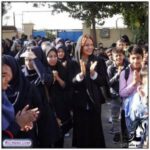 تصاویر مهناز افشار در مدرسه کودکان کار - rozbano 92 8