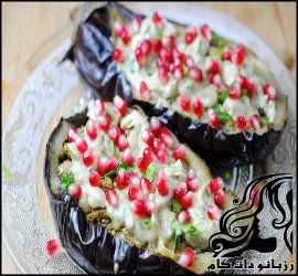 طرز تهیه بادمجان کباب - rozbano 99 1 1