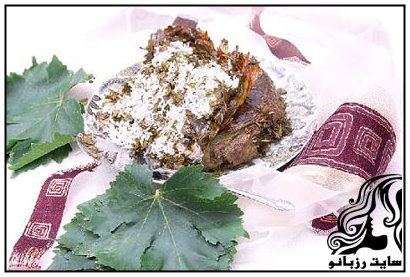 آموززش تهیه تاک پلو غذای محلی شاهرود - rzbano 105