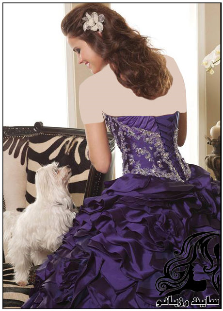 لباس عروس حنابندان با طراحی سنتی ایرانی