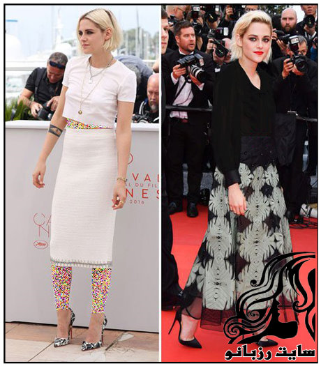 لباس کریستین استوارت Kristen Stewart از برند شنل Chanel در جشنواره Cannes