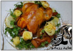 نمونه هایی از تزیینات و دورچینی مرغ شکم پر - rzbano 185 20