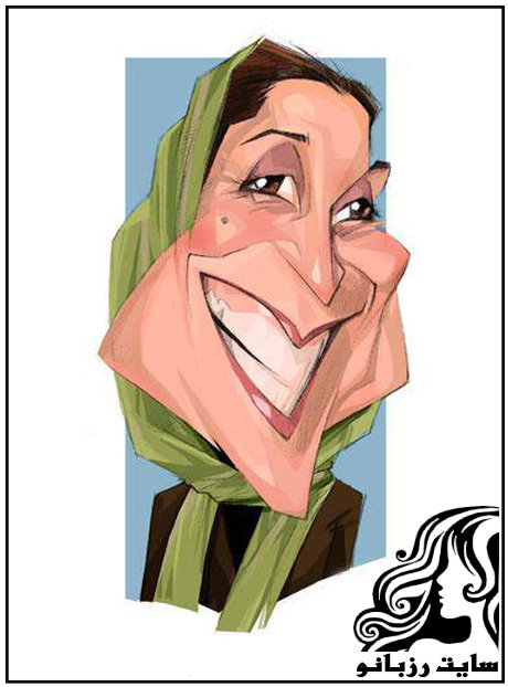 کاریکاتور چهره فاطمه معتمدآریا