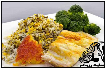 طرز تهیه ی سبزی پلو ماهی هندی - rzbano 197 23