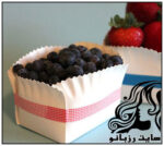 ظرف میوه خوری با بشقاب یک بار مصرف - rzbano 215 11