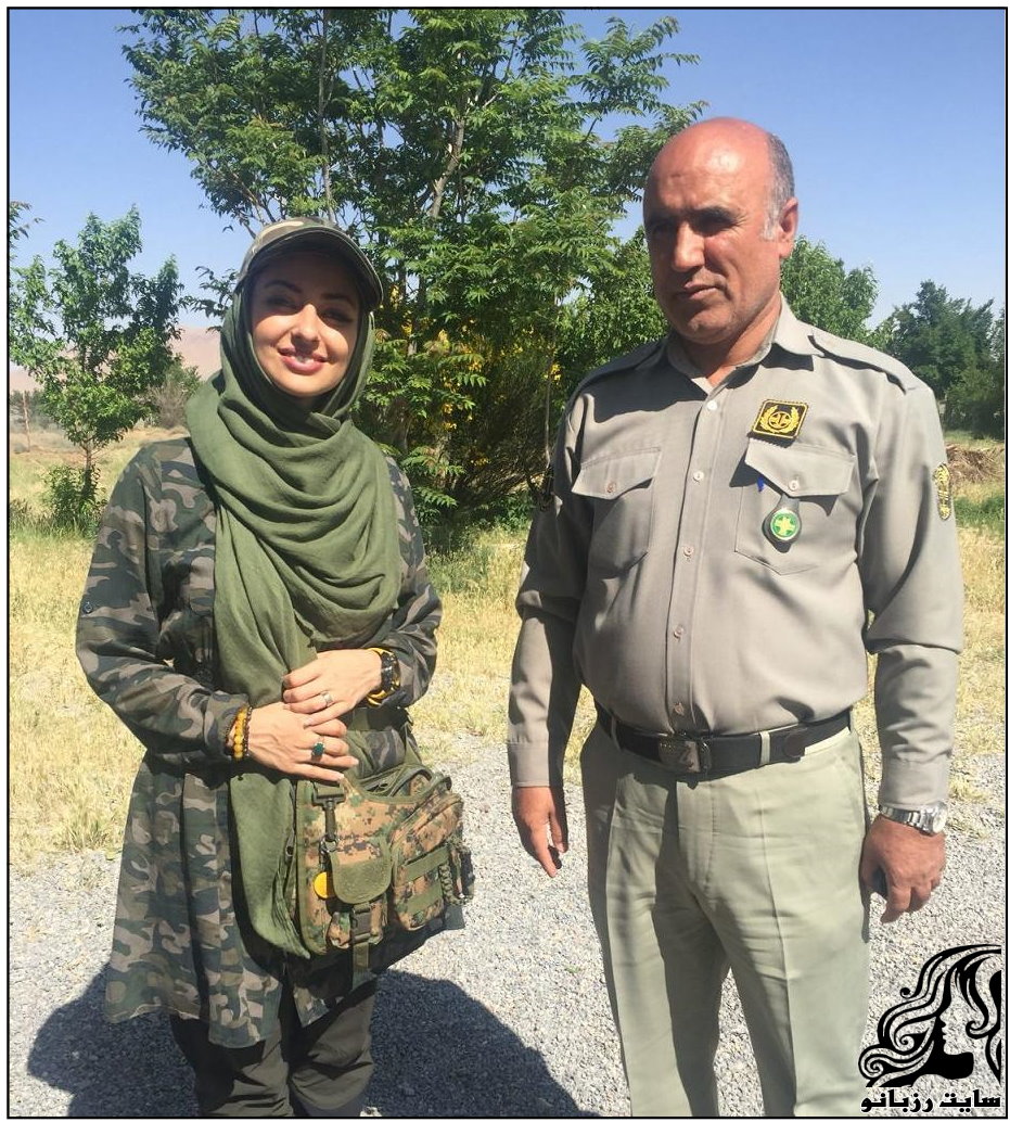عکس جدید نفیسه روشن در طبیعت بکر موته