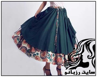 مجموعه ای از مدل های جدید دامن بلند زنانه - rzbano 219 9