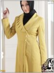 آموزش دوخت مانتو با يقه آرشال پيله دار - rzbano 239 3