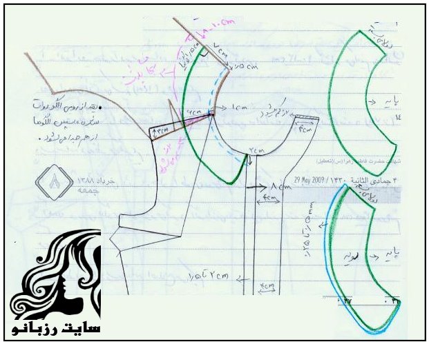 نحوه دوخت يقه ب ب - rzbano 266 18