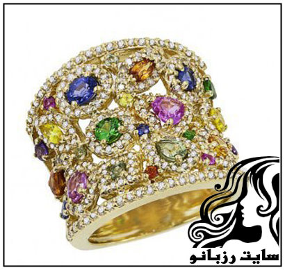 مجموعه ی انگشترهای جواهر effy jewelry - rzbano 317 12