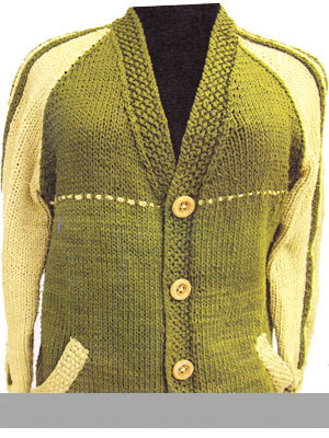 آموزش گام به گام بافت ژاکت جلوباز با یقه هفت