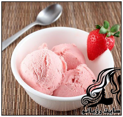 نحوه ی تهیه بستنی ماست با طعم توت فرنگی - rzbano 348 8