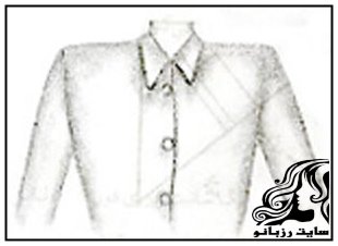 طرز دوخت يقه مردانه نوك تيز - rzbano 357 9