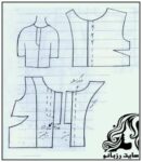 آموزش دوخت يقه شكاري(روي يقه هفت) - rzbano 374 12