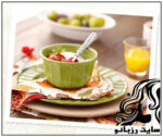 مبانی چیدمان میز غذاهای شیک و باکلاس - rzbano 410 8