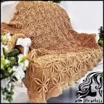 آموزش بافت پتو با موتیف چهار گوش، ساده و زیبا - square20pattern20and20blanket20texture 02