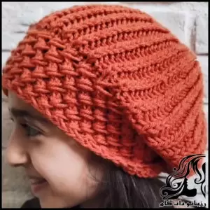 بافتنی و آموزش بافت کلاه لانگ دومیل دخترانه و زنانه - texture20of20long20hats20for20girls20and20women 01