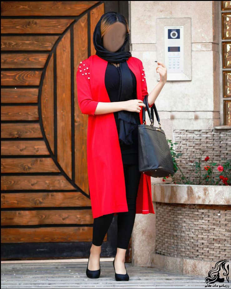 مدل مانتو جلو باز مجلسی شیک