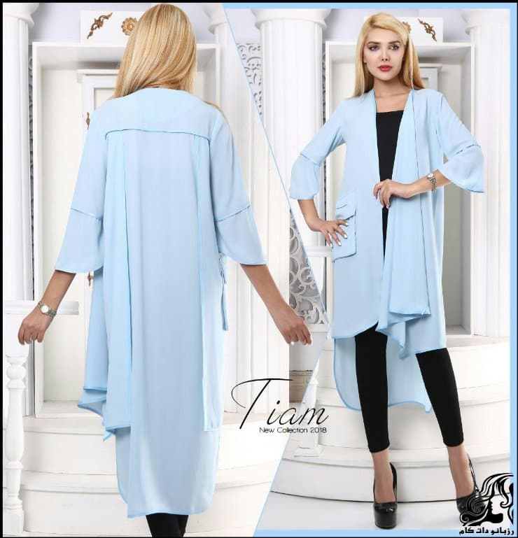 مدل مانتو جلو باز مجلسی تابستانی و خنک