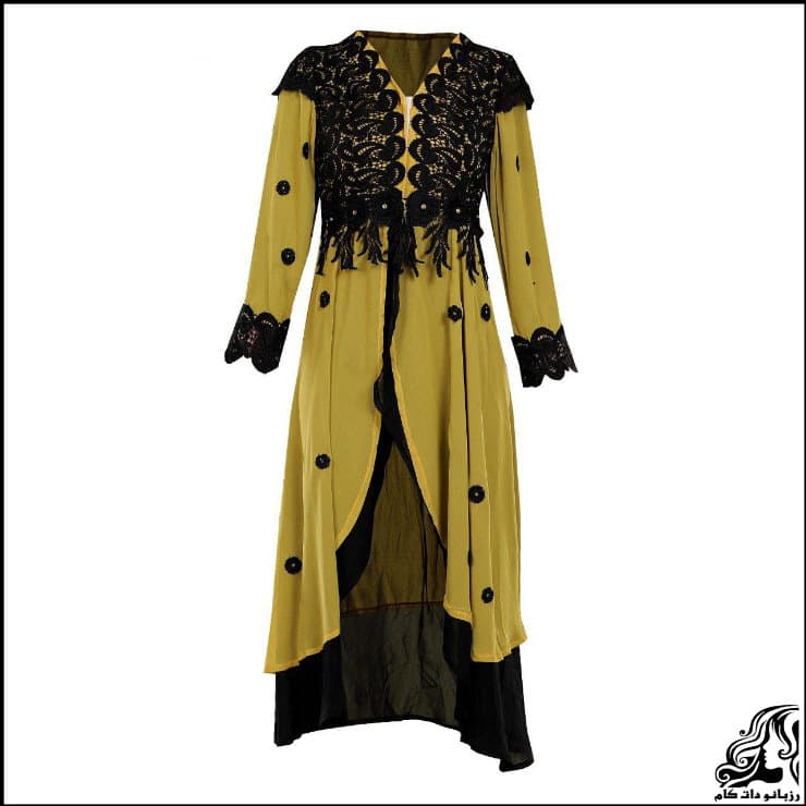 مدل مانتو مجلسی بلند جلو باز اینستاگرامی