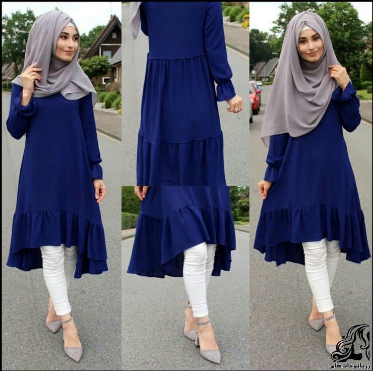 مدل مانتو پوشیده و محجبه